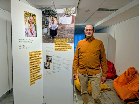 Sonderausstellung „Vielleicht erlebe ich den Frieden noch. Überlebende der NS-Verfolgung in der Ukraine“ bis 1. November im Kreismuseum Wewelsburg: Dr. Erik Beck, wissenschaftlicher Mitarbeiter im Kreismuseum Wewelsburg. 
